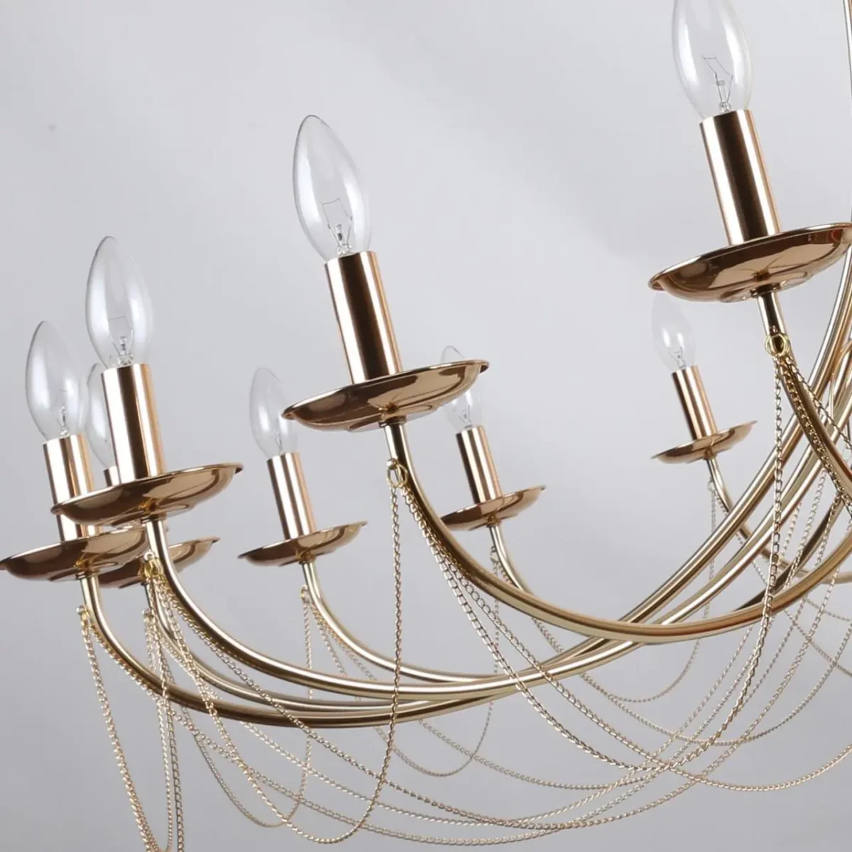 2591-18P, подвесная люстра, D1400xH700/2700, 18xE14x40W, excluded — изображение 8