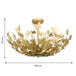 4735-6C, потолочный светильник, D650xH370, 6xE14x40W, excluded — изображение 2