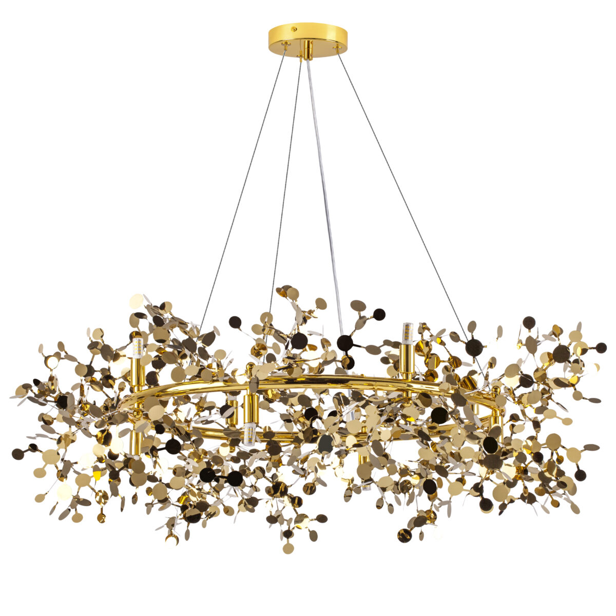 721382 Люстра EXTRA 8х5W(led) G9 ЗОЛОТО — изображение 1