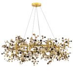 721382 Люстра EXTRA 8х5W(led) G9 ЗОЛОТО