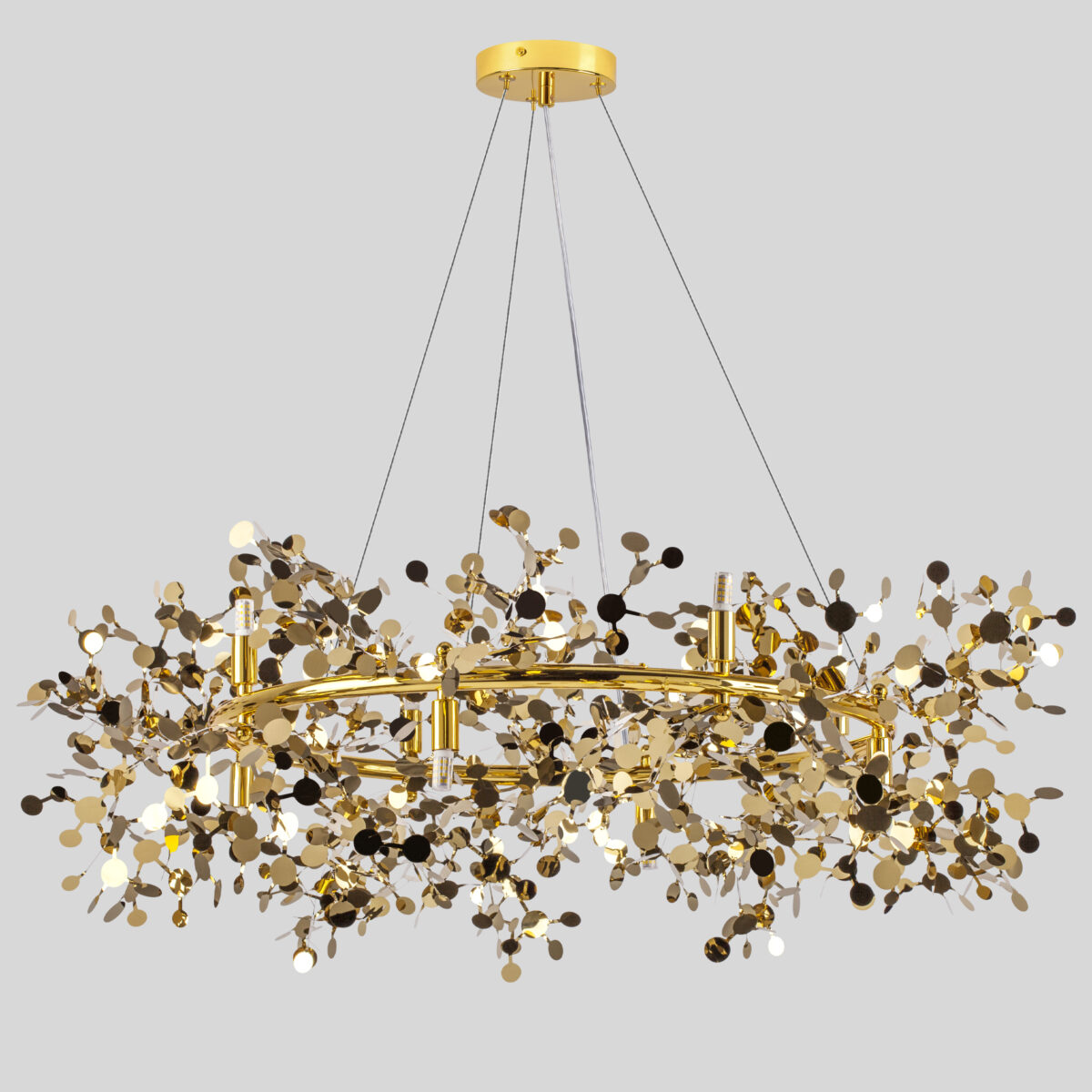 721382 Люстра EXTRA 8х5W(led) G9 ЗОЛОТО — изображение 2