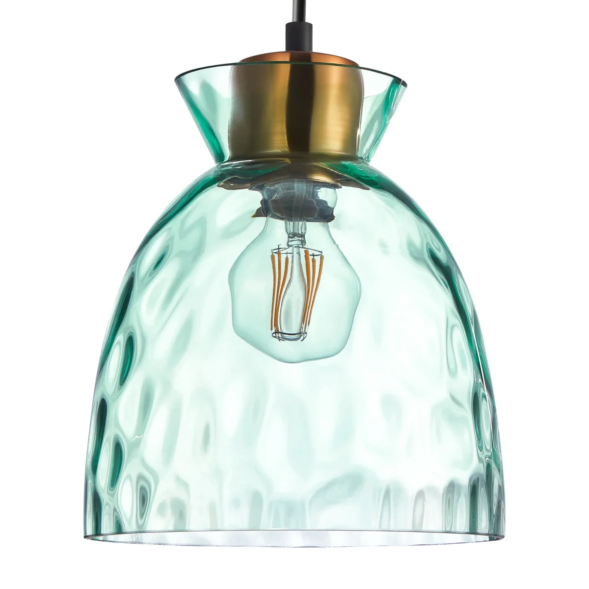 806114 Подвес NUBELLA 1х12W (led) E27 ЧЕРНЫЙ/БРОНЗА/ГОЛУБОЙ — изображение 5