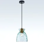806114 Подвес NUBELLA 1х12W (led) E27 ЧЕРНЫЙ/БРОНЗА/ГОЛУБОЙ — изображение 3