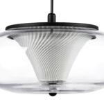 612117 Подвес PALERMO 8W LED 350LM G ЧЕРНЫЙ/ПРОЗРАЧНЫЙ 3000K — изображение 4