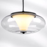 612117 Подвес PALERMO 8W LED 350LM G ЧЕРНЫЙ/ПРОЗРАЧНЫЙ 3000K — изображение 8