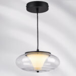 612117 Подвес PALERMO 8W LED 350LM G ЧЕРНЫЙ/ПРОЗРАЧНЫЙ 3000K — изображение 9