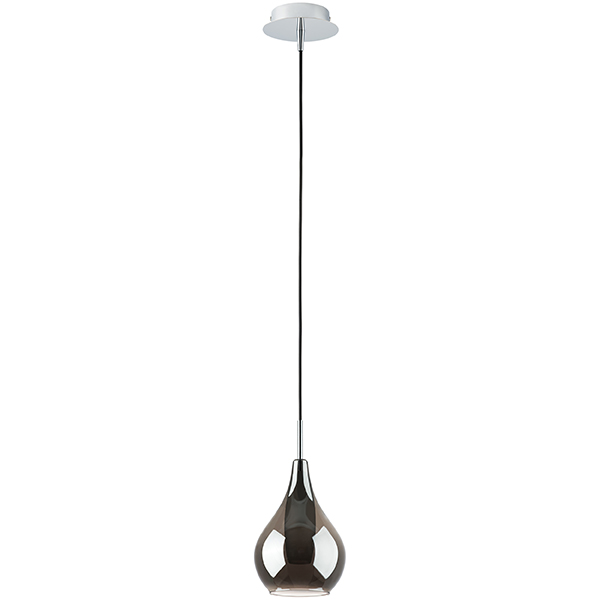 803037 Подвес PENTOLA 1х25W G9 ХРОМ/ДЫМЧАТЫЙ