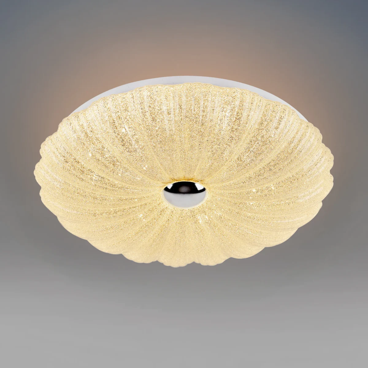 225630 Светильник настенно-потолочный ARCO SHELL 28W LED 1400LM ХРУСТАЛЬНЫЙ/ХРОМ/ЗОЛОТО 3000/4000/6000K — изображение 2