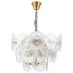 799083 Люстра RETRO 8х8W (led) E14 ЛАТУНЬ/ПРОЗРАЧНЫ — изображение 12