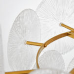 799083 Люстра RETRO 8х8W (led) E14 ЛАТУНЬ/ПРОЗРАЧНЫ — изображение 10