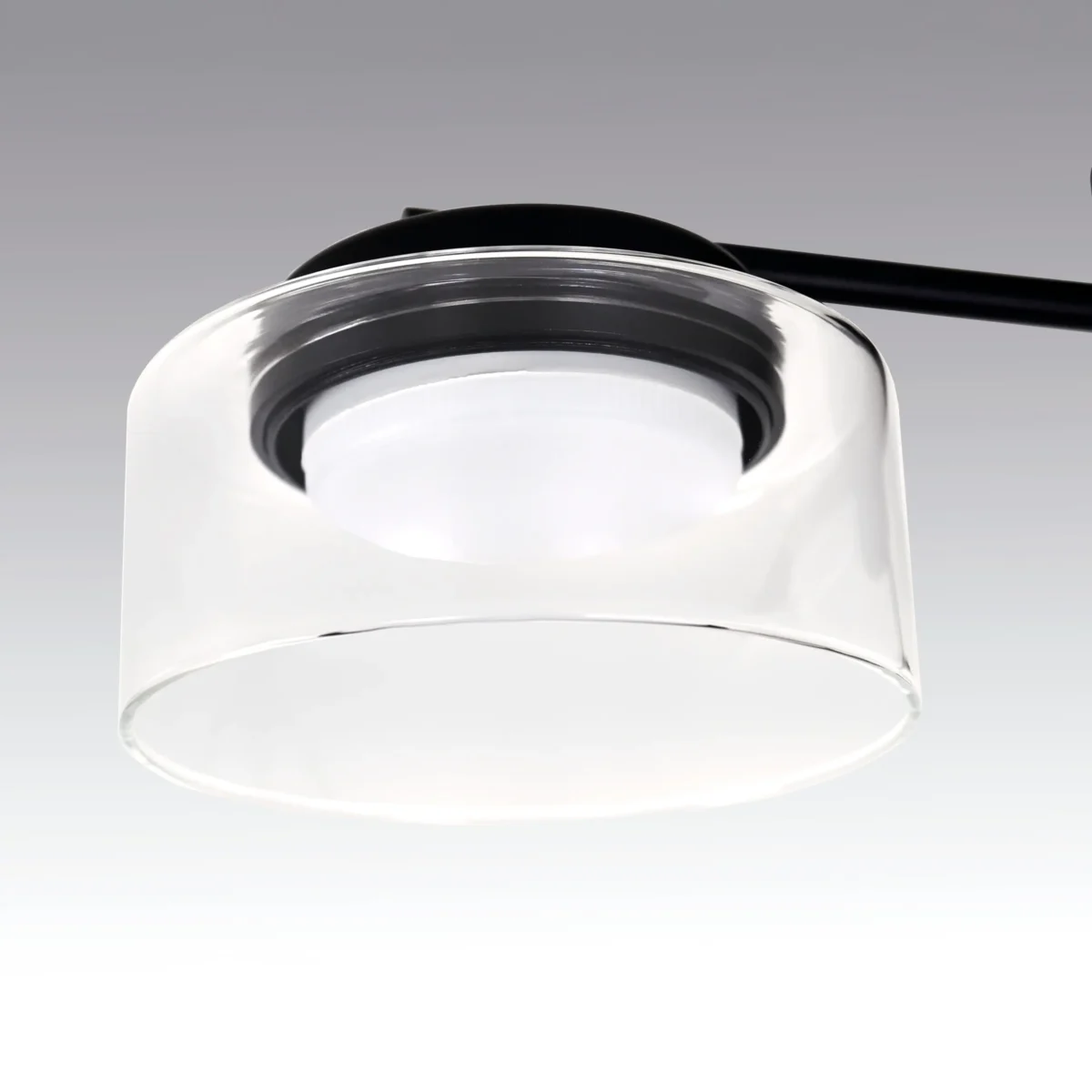 740137 Люстра FICO II 3х12W GX53 ЧЕРНЫЙ/ПРОЗРАЧНЫЙ — изображение 5