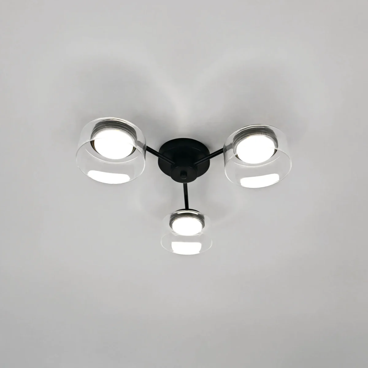 740137 Люстра FICO II 3х12W GX53 ЧЕРНЫЙ/ПРОЗРАЧНЫЙ — изображение 7