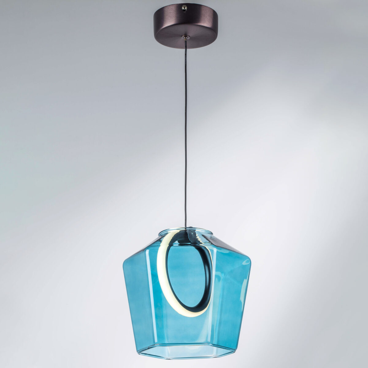 796115 Люстра CARAMELLO LED 6W 110LM КОФЕЙНЫЙ/ГОЛУБОЙ 3000K — изображение 4