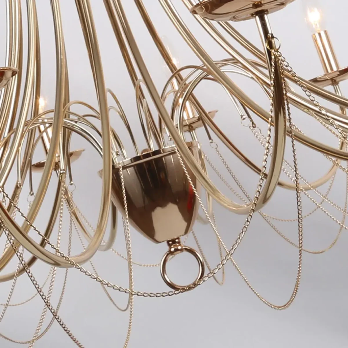 2591-18P, подвесная люстра, D1400xH700/2700, 18xE14x40W, excluded — изображение 6