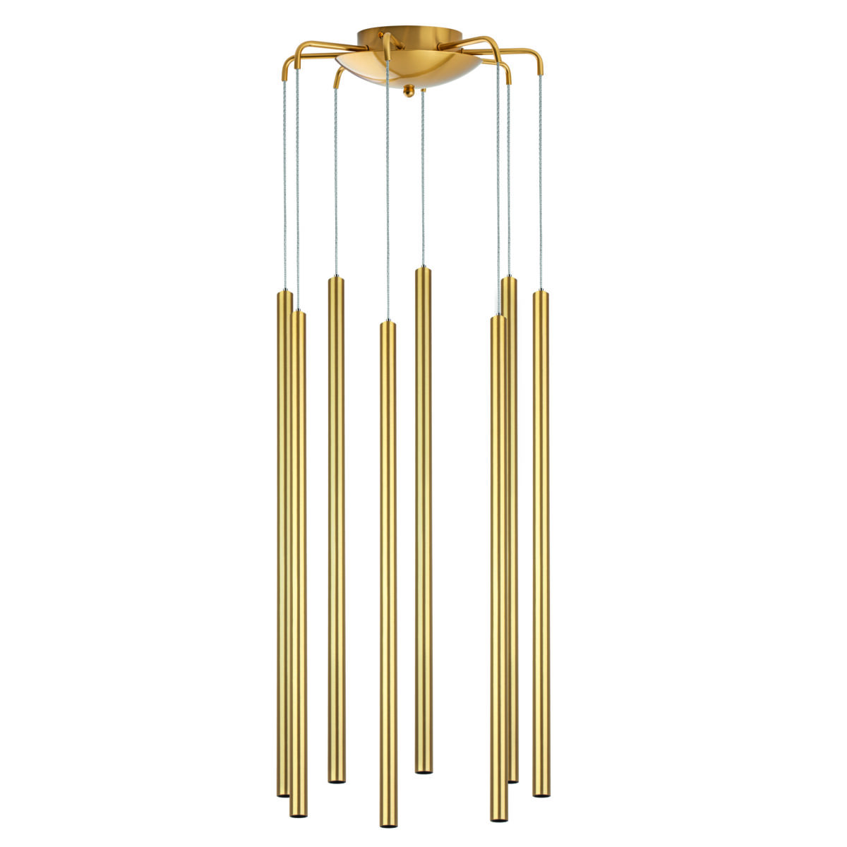 L8T747333 Люстра TUBO LED 40W 2400LM 25G ЗОЛОТО 3000K (574733+747333 (8шт) L8T747333 Люстра TUBO LED 40W 2400LM 25G ЗОЛОТО 3000K (574733+747333 (8шт) — изображение 1