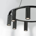 718097 Люстра ROMA 9х28W GU10 (led) MATT BLACK — изображение 2