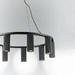 718097 Люстра ROMA 9х28W GU10 (led) MATT BLACK — изображение 3