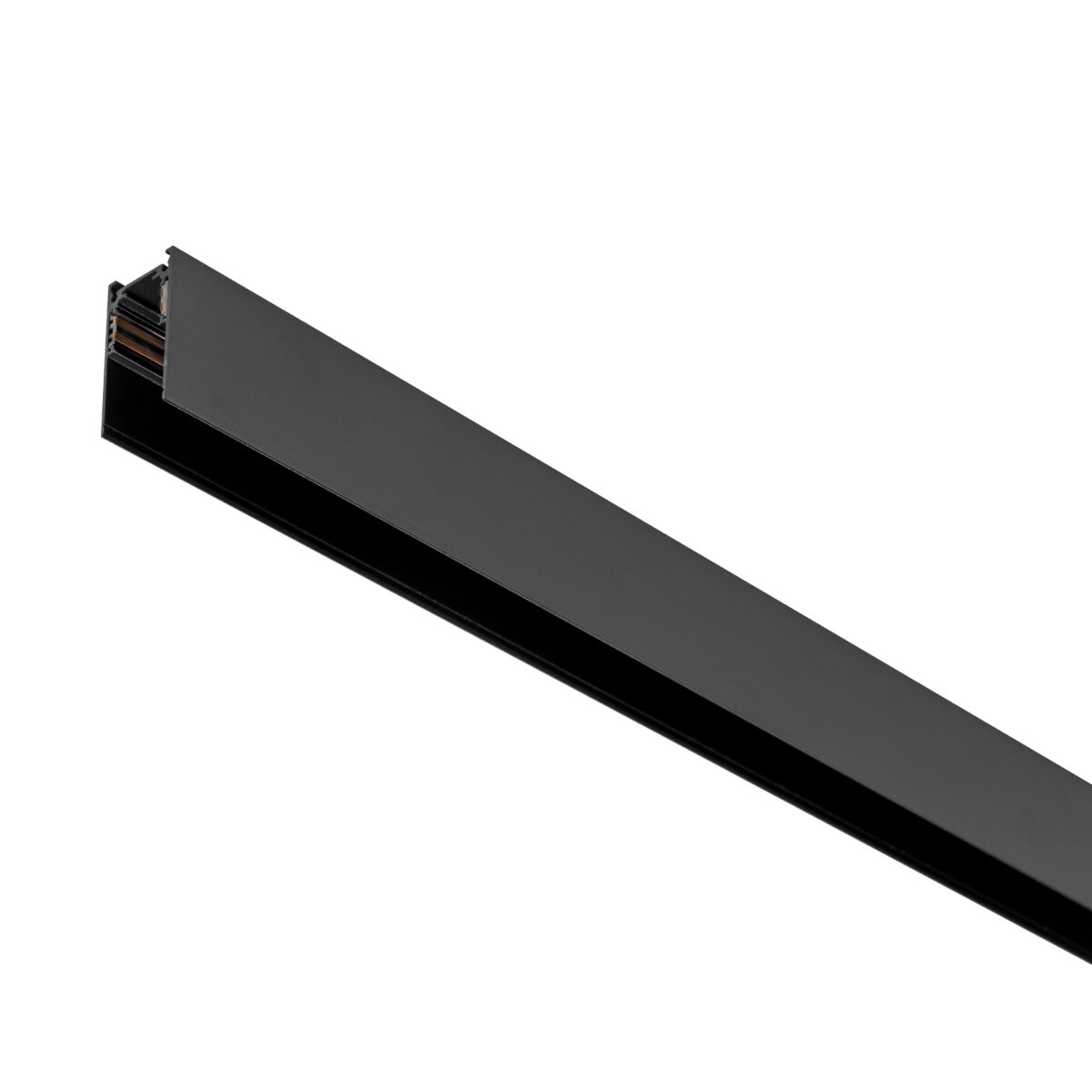 509027 Трек  накладной UNO 48V 2м ЧЕРНЫЙ (Заглушки и декоративный экран в комплекте) — изображение 4