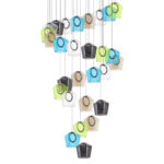 796289 Люстра CARAMELLO LED 28х6W 2700LM КОФЕЙНЫЙ/МУЛЬТИКОЛОР 3000K — изображение 4