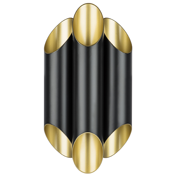 720667 Бра SIENA 6х40W G9 ЧЕРНЫЙ/ЗОЛОТО