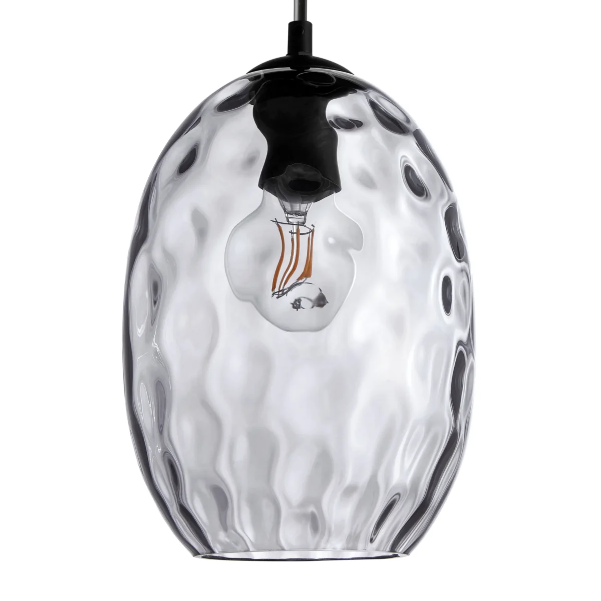 806121 Подвес NUBELLA 1х12W (led) E27 ЧЕРНЫЙ/ПЕПЕЛЬНЫЙ — изображение 4