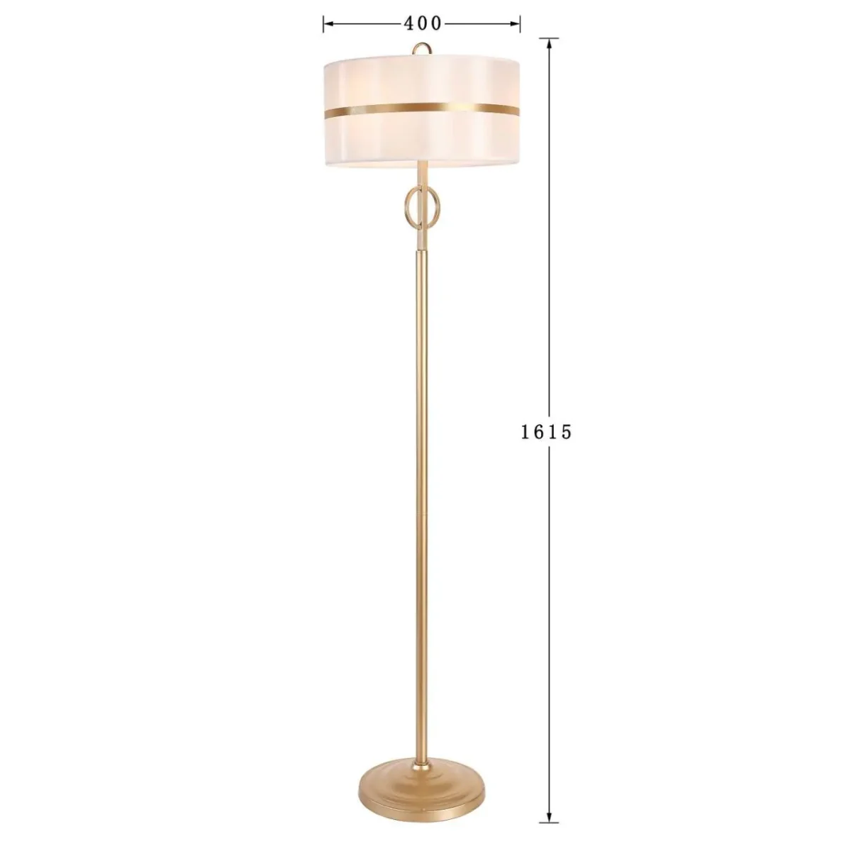 2634-3F, напольный светильник, D400xH1615, 3xE14x40W, excluded — изображение 3