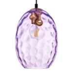 806128 Подвес NUBELLA 1х12W (led) E27 ЧЕРНЫЙ/БРОНЗА/ФИОЛЕТОВЫЙ — изображение 3