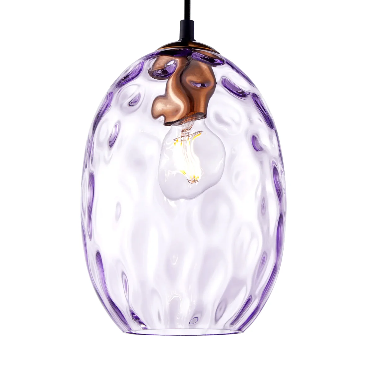 806128 Подвес NUBELLA 1х12W (led) E27 ЧЕРНЫЙ/БРОНЗА/ФИОЛЕТОВЫЙ — изображение 6