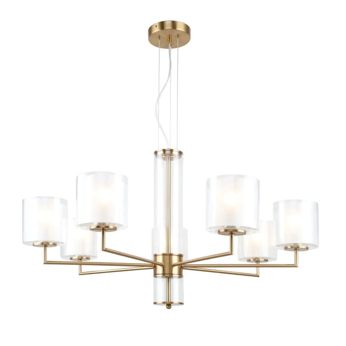 55113f93f77ea1547b5cf836973c2295 4086-7P, подвесная люстра, D790xH550/1000, 7xE14x40W, excluded — изображение 1