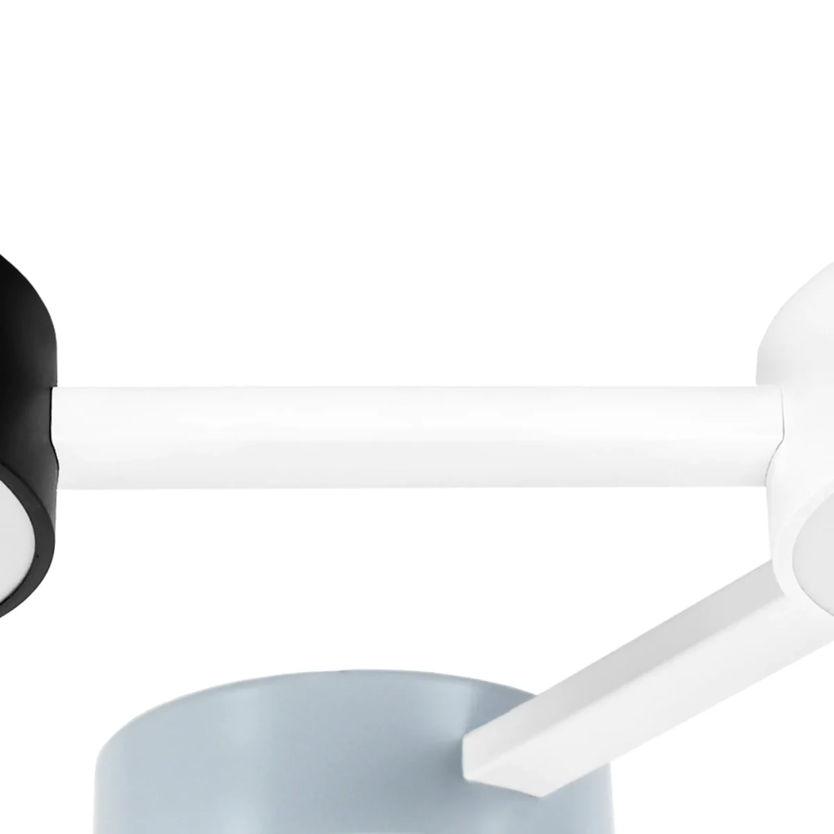 737230 Люстра EMISFERO LED 2х24W 520-1040LM G БЕЛЫЙ/ЧЕРНЫЙ/СЕРЫЙ 3000-6000K — изображение 2