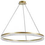 736181 Люстра ROTONDA 51W LED 2808LM 180G ЛАТУНЬ 3000K