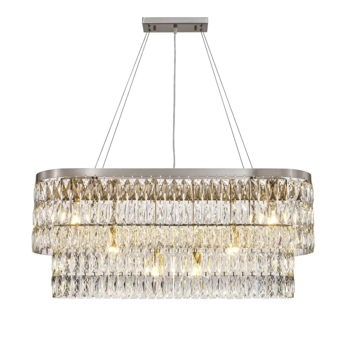 4715-12U, Подвесная люстра, L1000xW290xH450/1950, 12xG9x40W, excluded — изображение 1