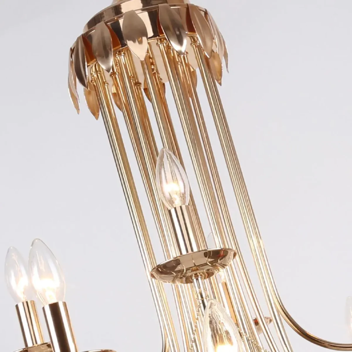 2591-20P, подвесная люстра, D1400xH890/2890, 20xE14x40W, excluded — изображение 5