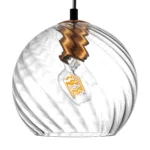 806130 Подвес NUBELLA 1х12W (led) E27 ЧЕРНЫЙ/БРОНЗА/ПРОЗРАЧНЫЙ — изображение 5