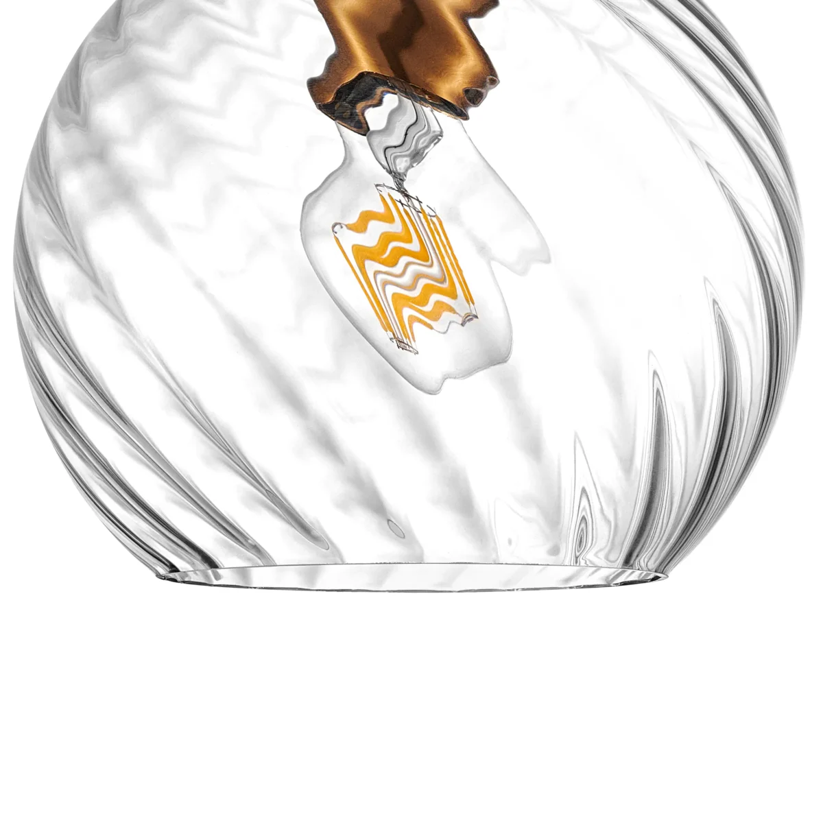 806130 Подвес NUBELLA 1х12W (led) E27 ЧЕРНЫЙ/БРОНЗА/ПРОЗРАЧНЫЙ — изображение 7