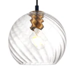 806130 Подвес NUBELLA 1х12W (led) E27 ЧЕРНЫЙ/БРОНЗА/ПРОЗРАЧНЫЙ — изображение 8