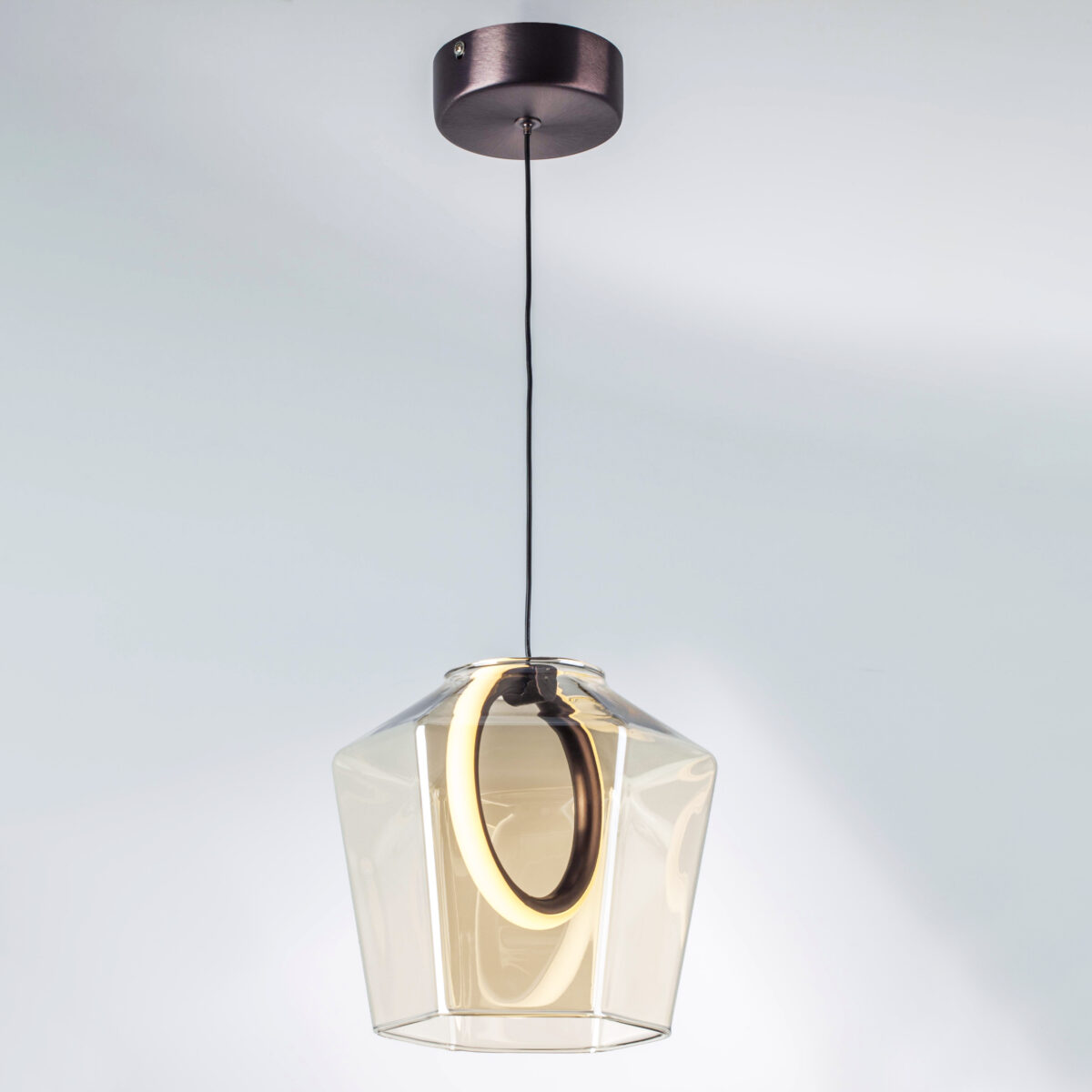 796113 Люстра CARAMELLO LED 6W 110LM КОФЕЙНЫЙ/КОНЬЯК 3000K — изображение 2