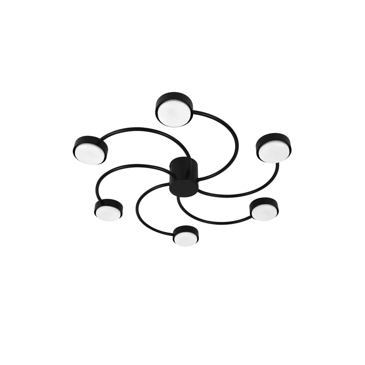 740067 Люстра FICO 6х12W GX53 ЧЕРНЫЙ — изображение 1