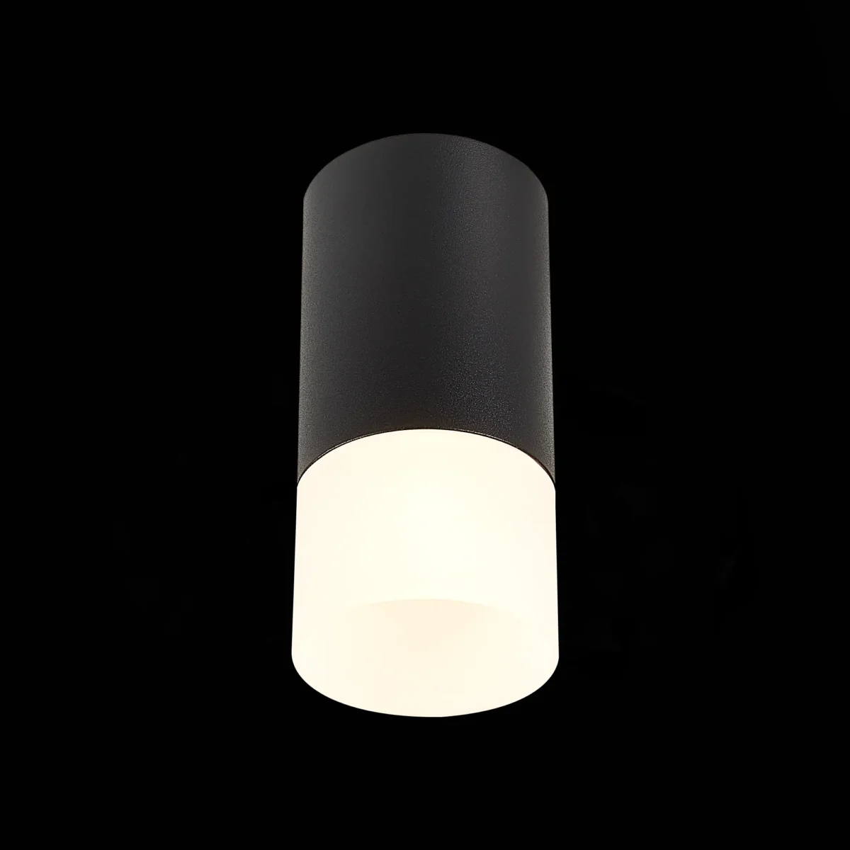 ST100.412.01 Светильник потолочный Черный GU10 1*50W IP20 D64xH131 220V Без ламп Накладные светильники — изображение 1