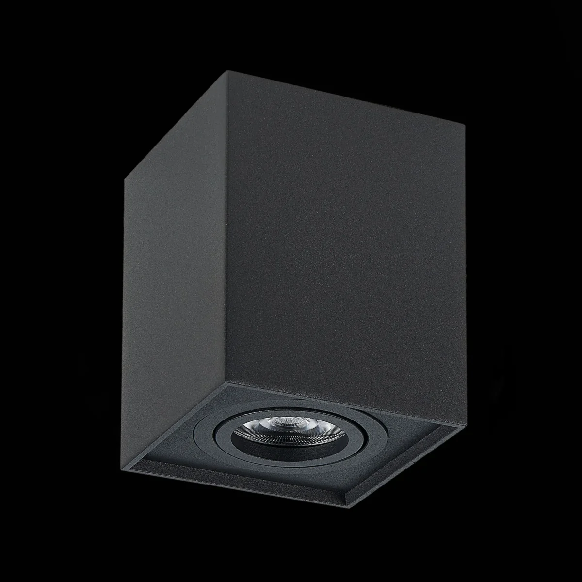 ST109.407.01 Светильник потолочный Черный GU10 1*50W  L100xW100xH123 220V Без ламп Накладные светильники — изображение 4