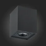 ST109.407.01 Светильник потолочный Черный GU10 1*50W L100xW100xH123 220V Без ламп Накладные светильники — изображение 5