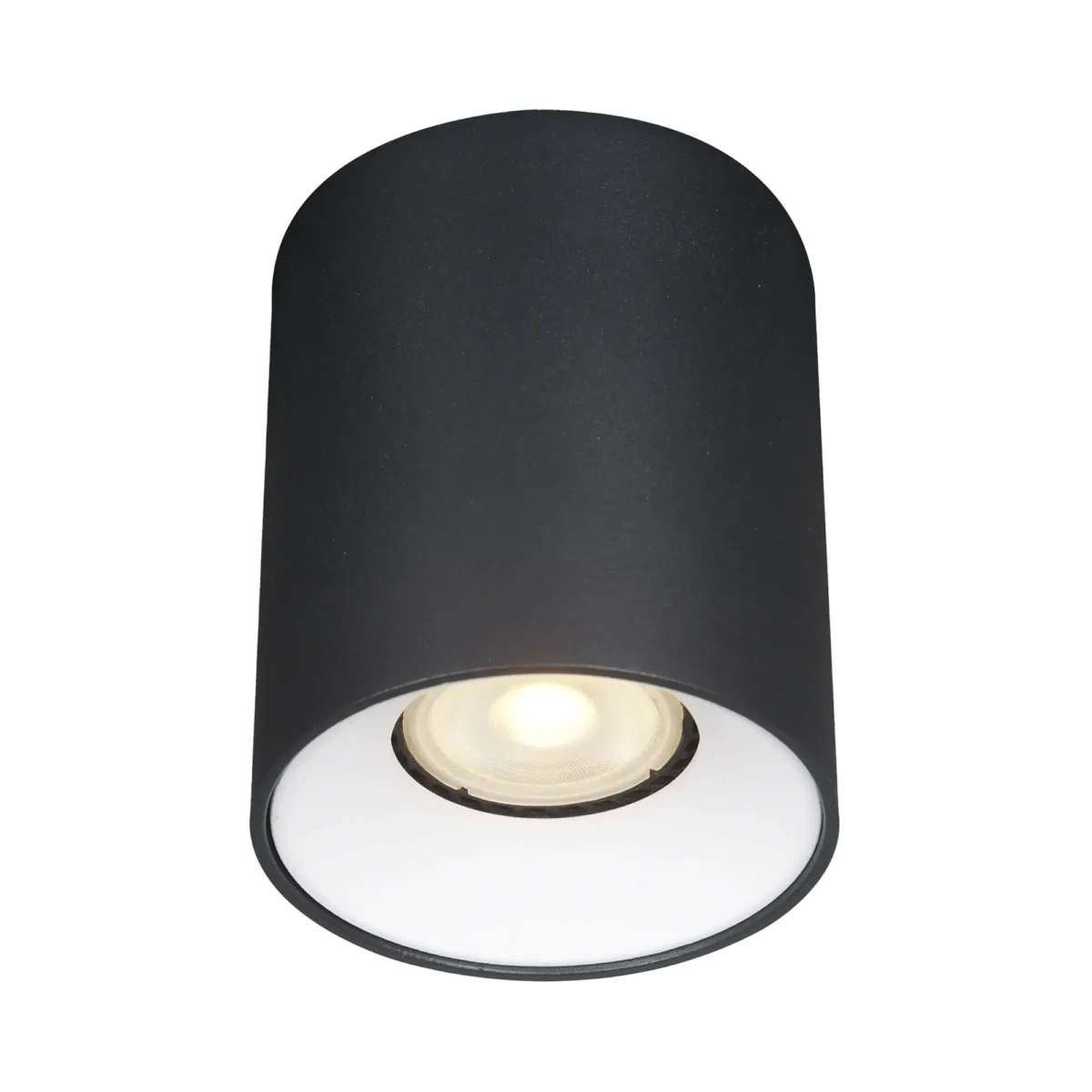 ST167.452.01 Светильник потолочный Черный GU10 1*50W IP20 D80xH95 220V Без ламп Накладные светильники — изображение 1