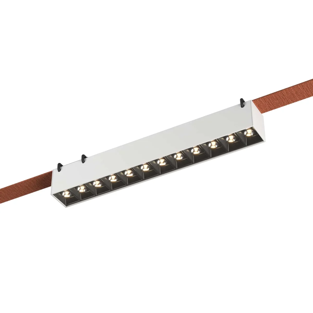 ST455.536.12_01W ST455.536.12 Св-к трек. Белый LED 1*12W 3000K 1 060Lm Ra90 24/40 IP20 L323xW40xH45 48V BAND — изображение 1