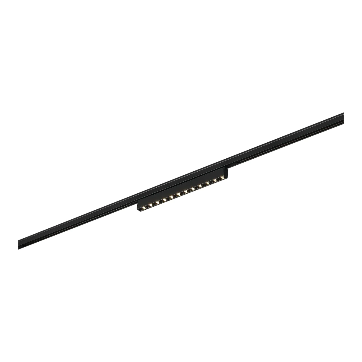 ST666.436.10_01W ST666.436.10 Магнитный трековый светильник Черный LED 1*10W 3000K 430Lm Ra>90 IP20 L196xW10xH18 24V SUPER5 — изображение 1