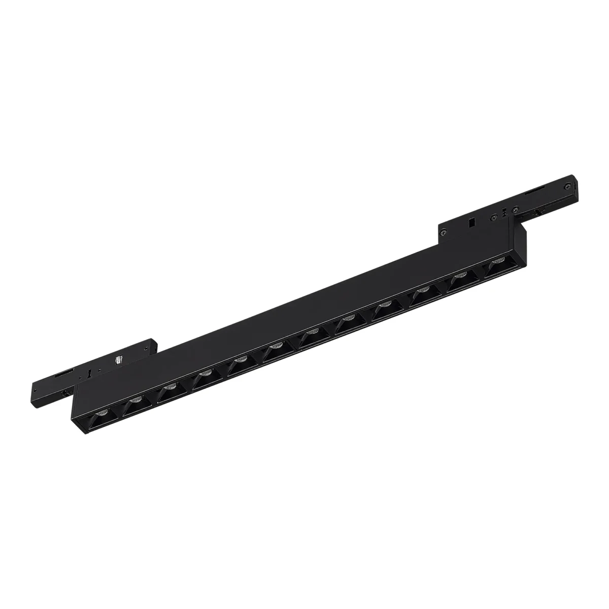 ST666.436.10 Магнитный трековый светильник Черный LED 1*10W 3000K 430Lm Ra>90  IP20 L196xW10xH18 24V SUPER5 — изображение 3