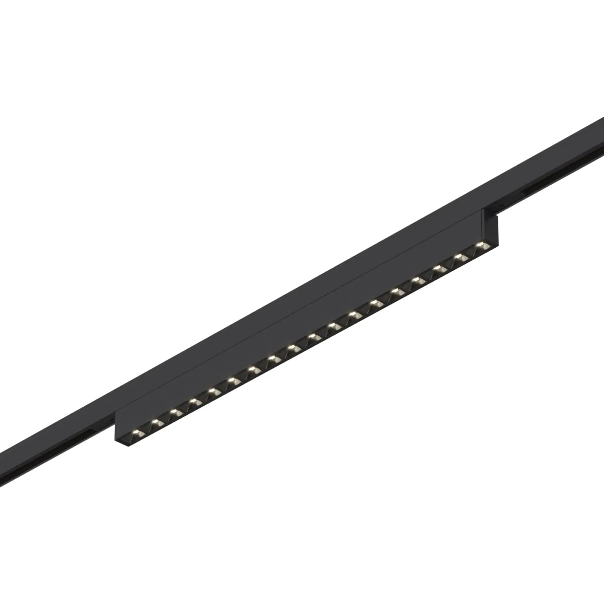 ST666.446.15_01W ST666.446.15 Магнитный трековый светильник Черный LED 1*15W 4000K 640Lm Ra>90 IP20 L292xW10xH18 24V SUPER5 — изображение 1