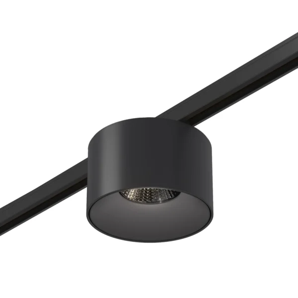 ST669.446.05 Магнитный трековый светильник Черный LED 1*5W 4000K 350Lm Ra>90 36° IP20 D60xH37 24V SUPER5