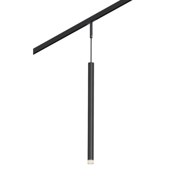 ST672.433.03 Магнитный трековый светильник Черный LED 1*3W 3000K 100Lm Ra>90 36° IP20 D18xH310 24V SUPER5