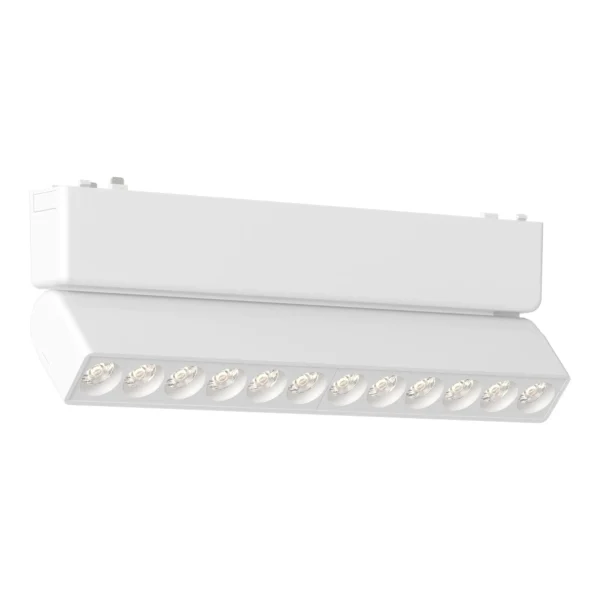 ST675.536.12 Магнитный трековый светильник Белый LED 1*12W 3000K 710Lm Ra>90 IP20 L230xW26xH82 48V SKYFLAT