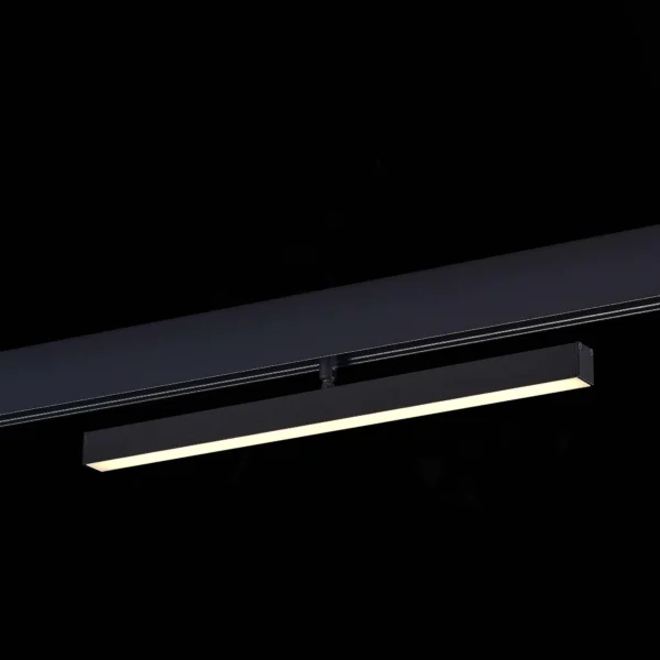 ST802.436.12 Магнитный трековый светильник Черный LED 1*12W 3000K 700Lm Ra>90 120° IP20 L405xW22,5xH SKYLINE 48